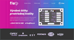 Desktop Screenshot of fleo.sk